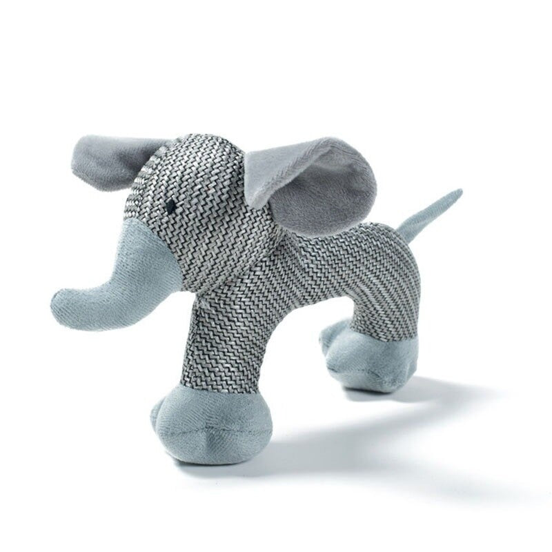 Close-up of Indestructible dog toy showing strong material, designed for aggressive chewers and boredom relief.