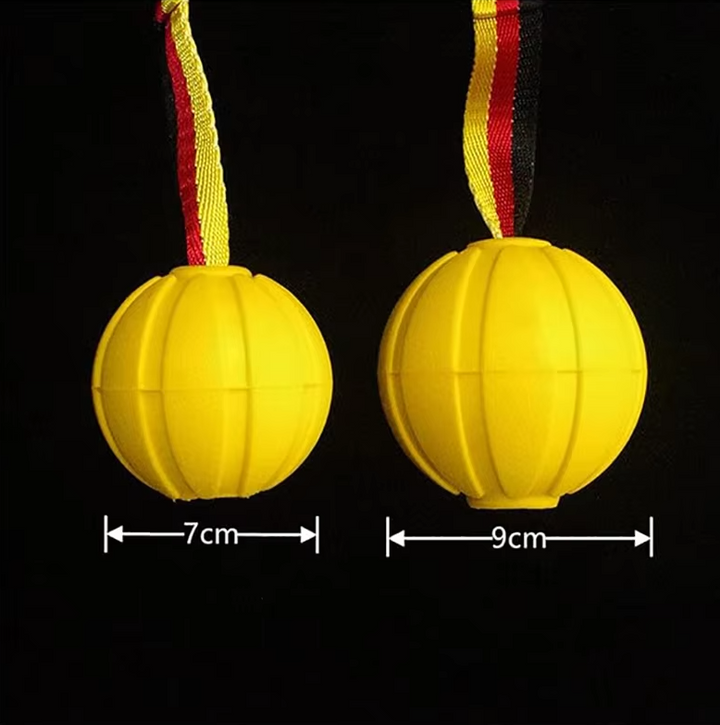 Fun interactive dog chew toy and training tug ball, essential pet accessory