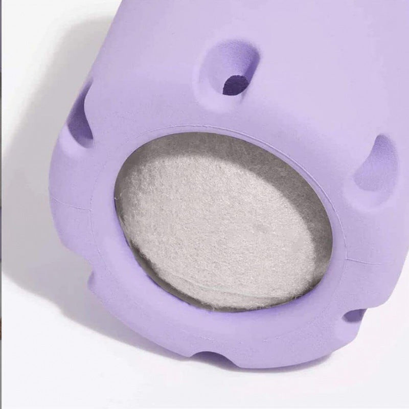 Brightly colored interactive pet tennis ball, a fun and durable chew toy for dogs