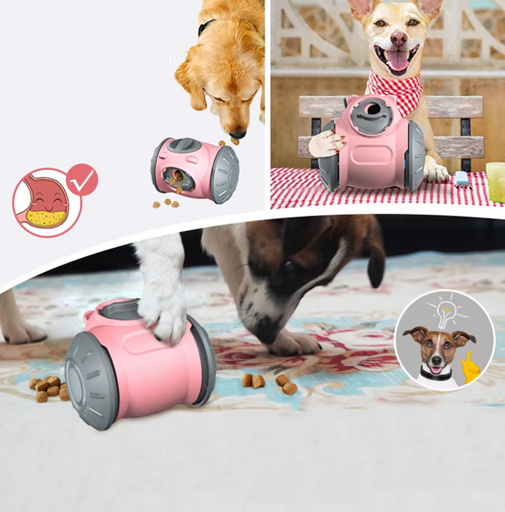 Engaging interactive dog treat puzzle for mental stimulation and slow feeding