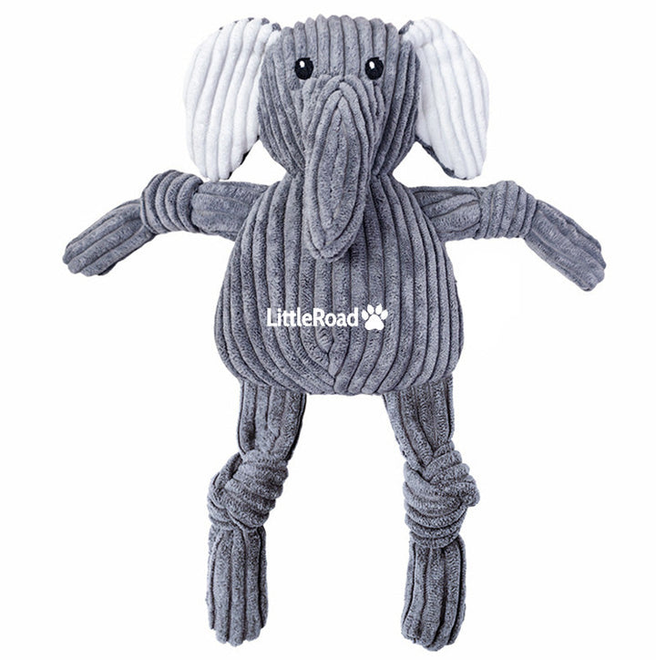 Pet supply tough jean chew toy, animal shaped, perfect for aggressive dogs.