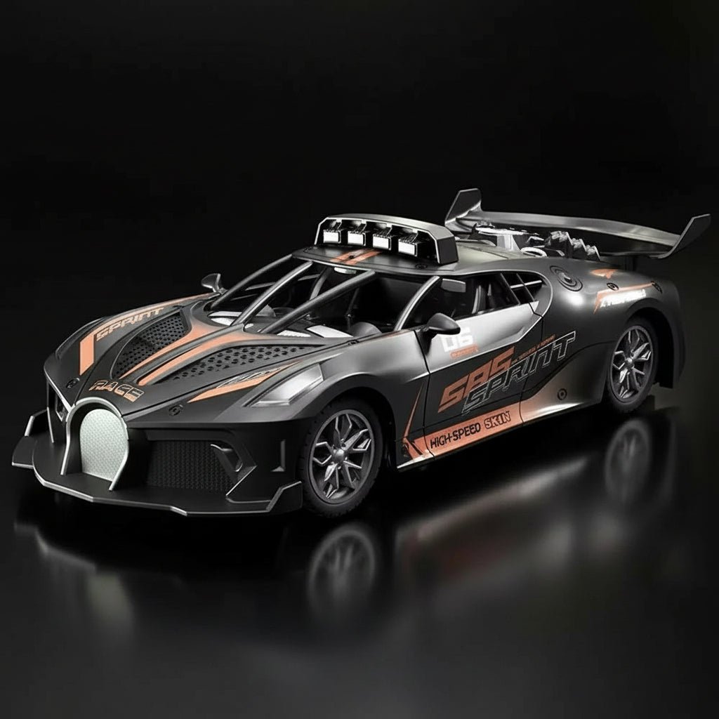 Durable 1:18 RC drift car for kids. Easy-to-control toy vehicle for indoor play and outdoor racing fun.