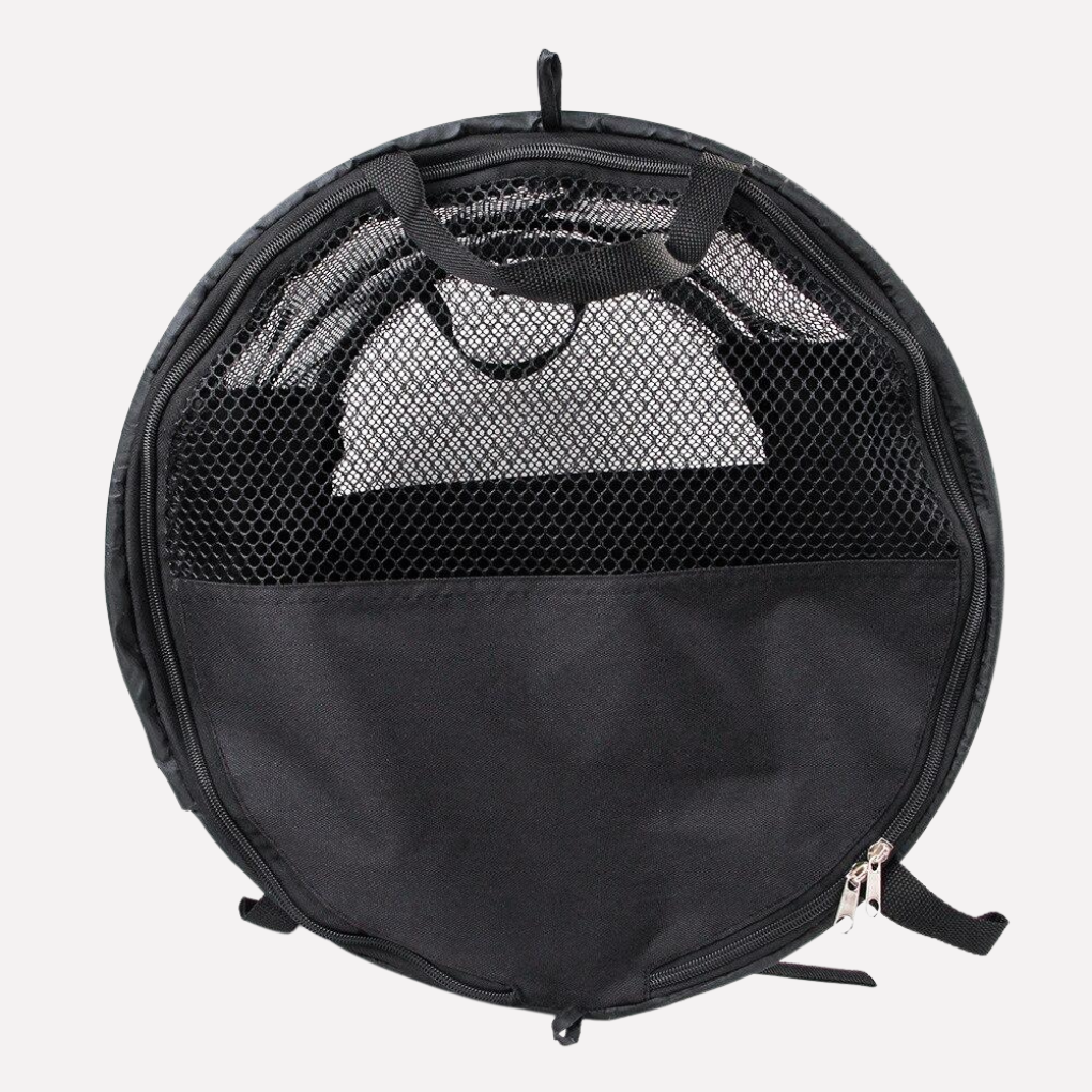 Foldable pet carrier bag by Noko Pets, ideal for safe and comfortable pet travel.
