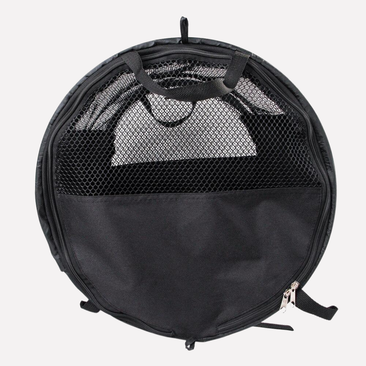 Foldable pet carrier bag by Noko Pets, ideal for safe and comfortable pet travel.