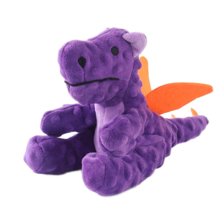 Indestructible dog toy, blue, with a textured surface for improved grip and dental health