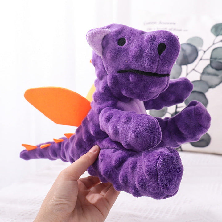 Tough velvet dog toy, great for aggressive chewers, promoting hours of play.