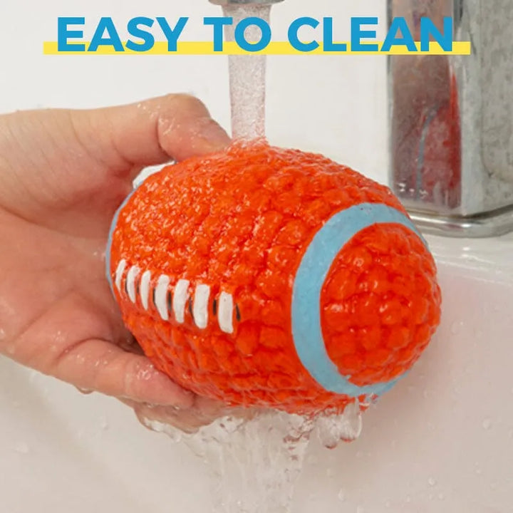 Non-toxic pet supply, red chew ball for aggressive chewers, long-lasting toy