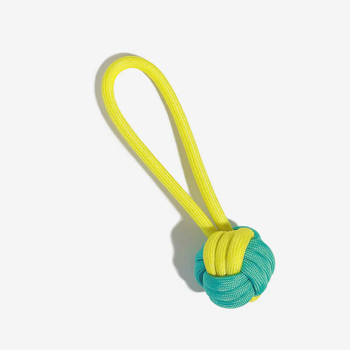 High-quality unisex dog tug toy, thick braided rope for prolonged chewing and playtime fun