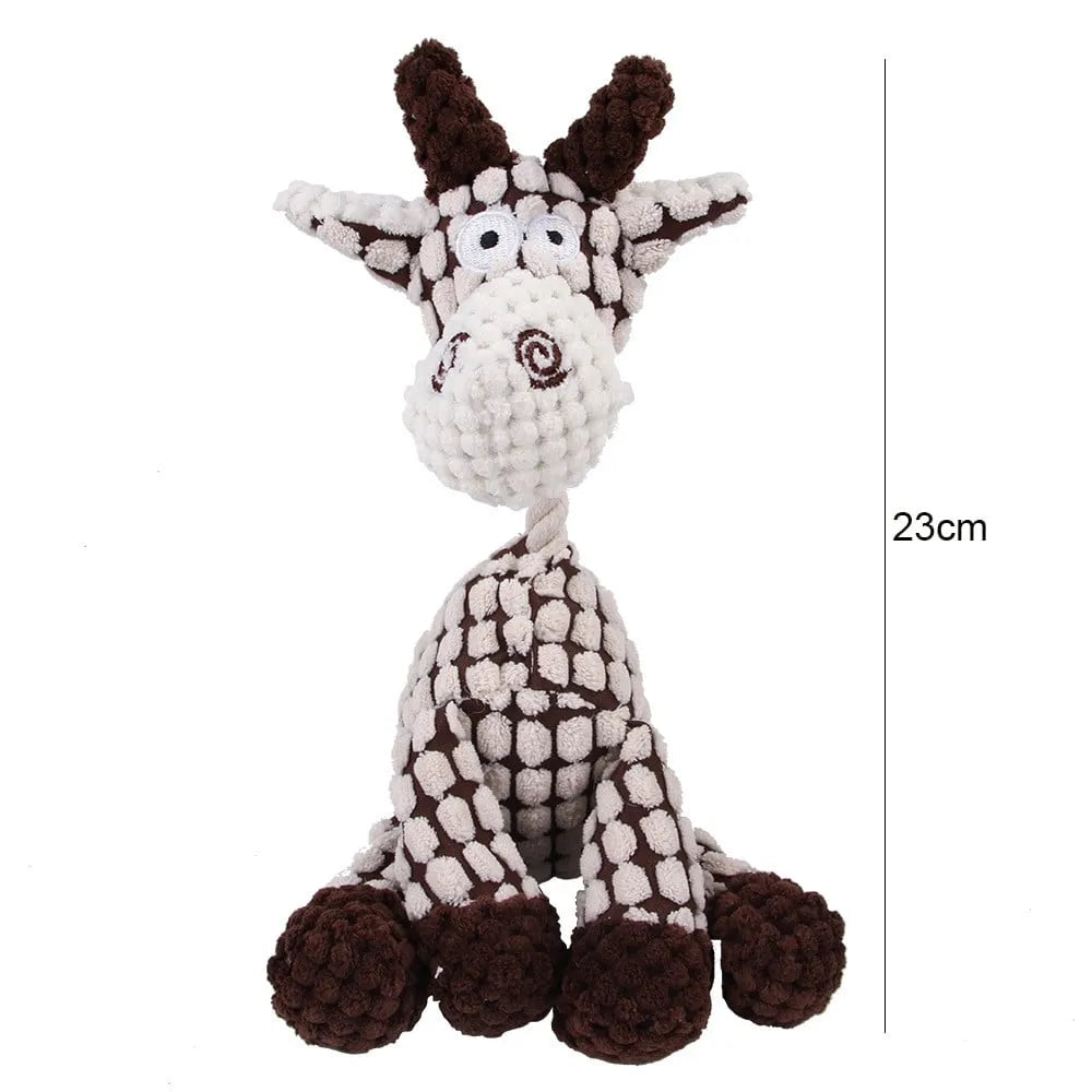 Pet enrichment: 'Immortal' squeaker plush, durable dog toy for aggressive chewers