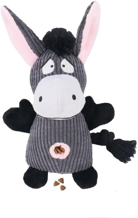 Durable 'Immortal' squeaker plush, aggressive chewer dog toy, pet supplies