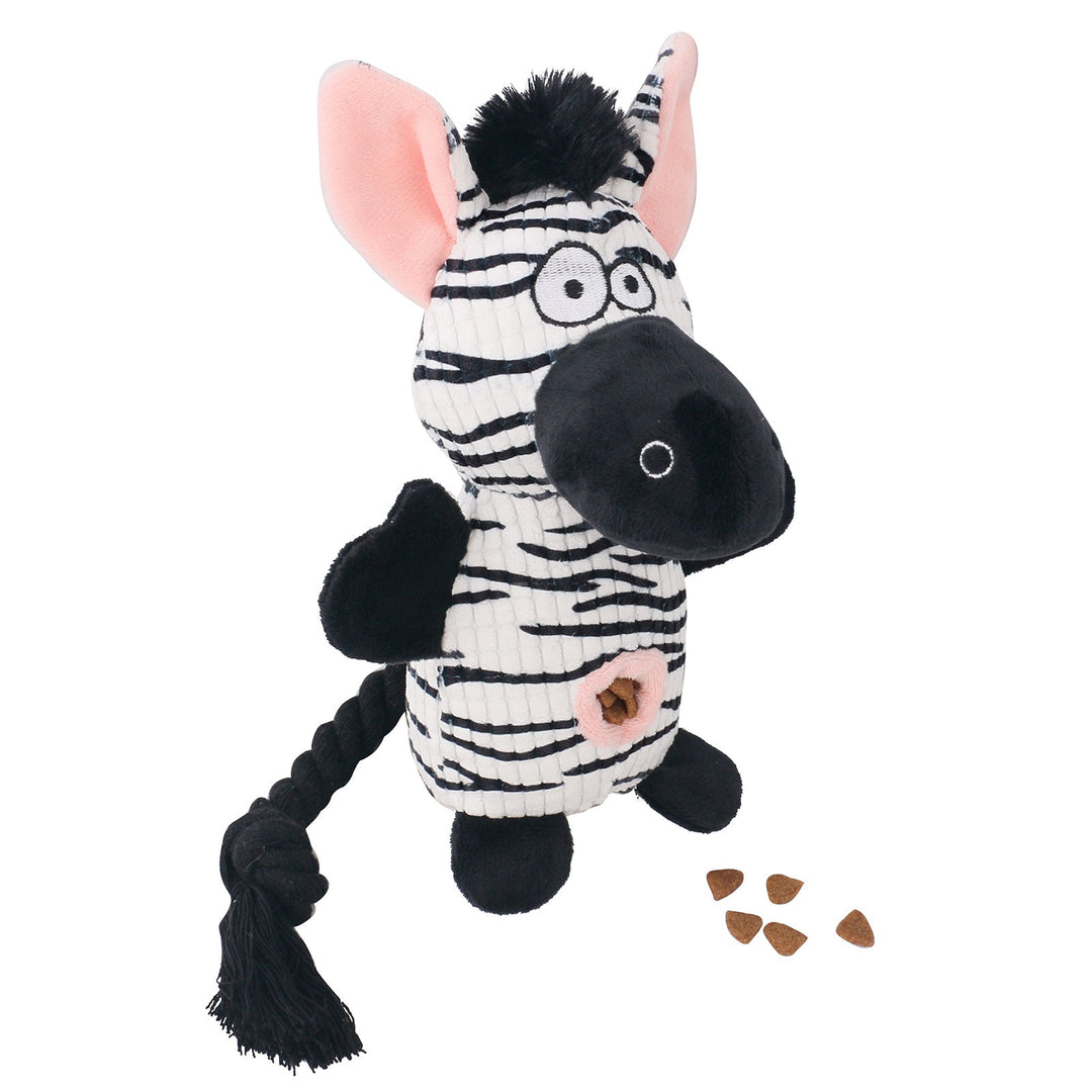 Durable 'Immortal' squeaker plush toy, essential pet enrichment for chewers