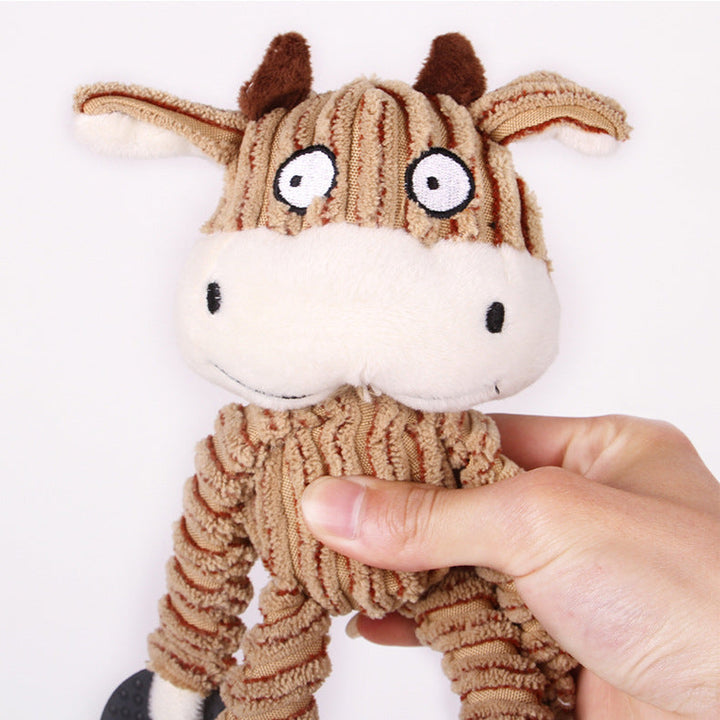 Long-lasting 'Immortal' squeaker plush, aggressive chewer dog toy for playtime