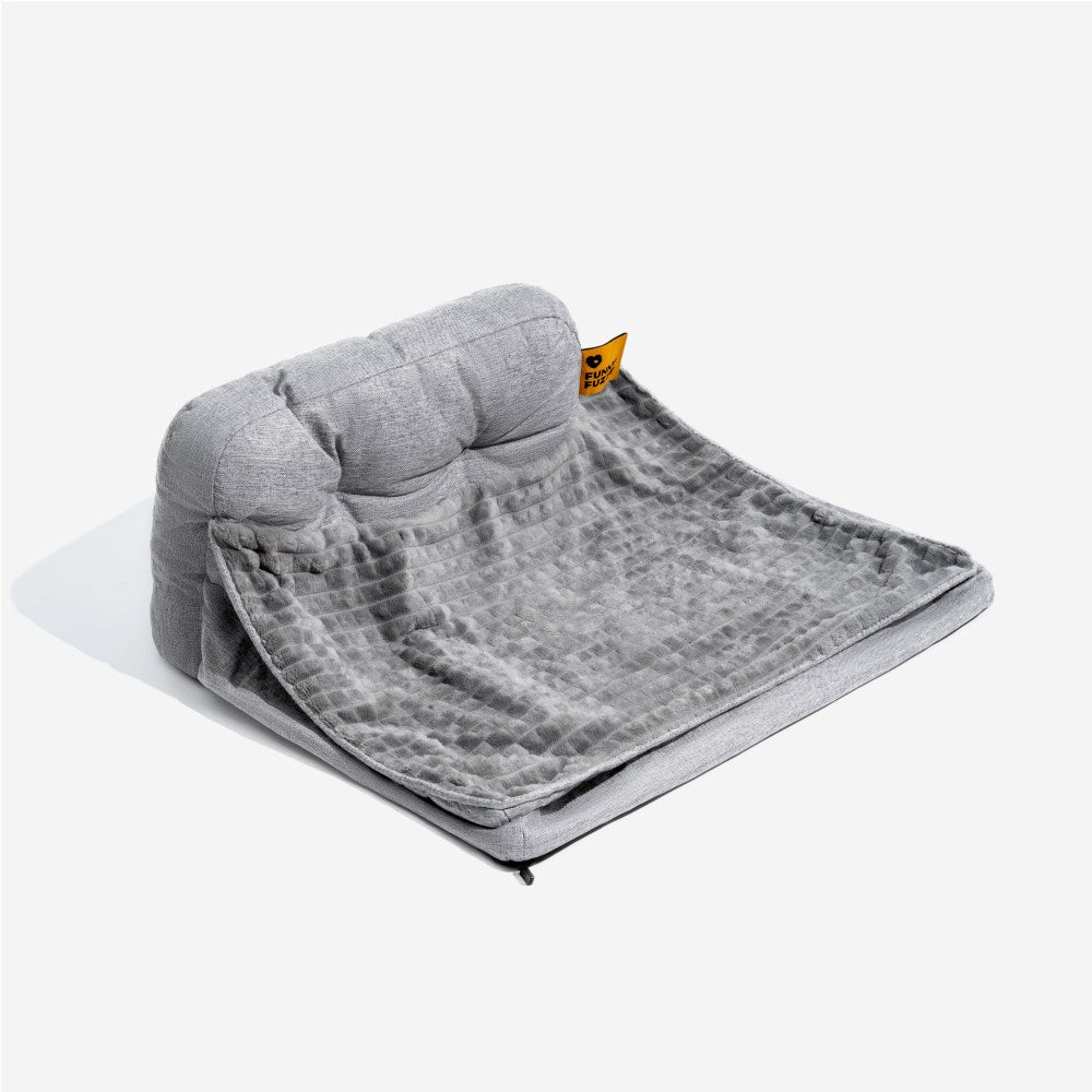 Durable terylene All-Season Dog and Cat Bed Cover, washable replacement for pet comfort
