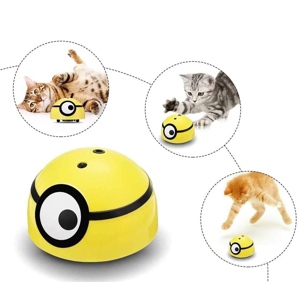 Yellow pet toy to reduce dog boredom, promoting interactive play and hunting instinct.