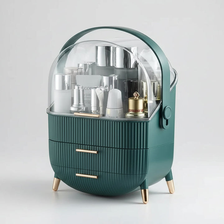 Essential dustproof makeup storage. Waterproof vanity organizer, simplifying your daily routine.
