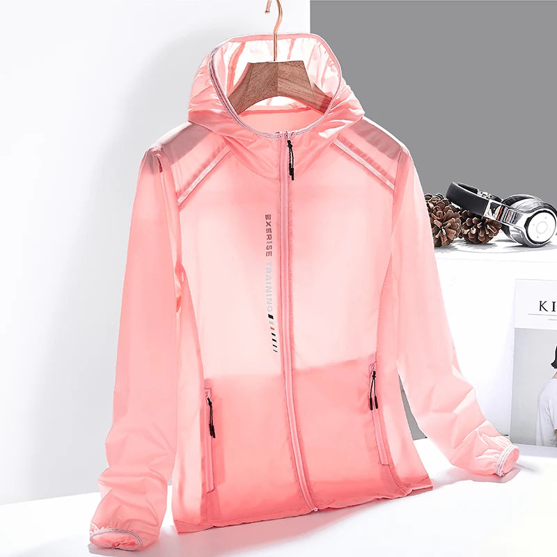 Stylish men's outdoor windbreaker jacket, sleek design for hiking, camping & everyday activewear.