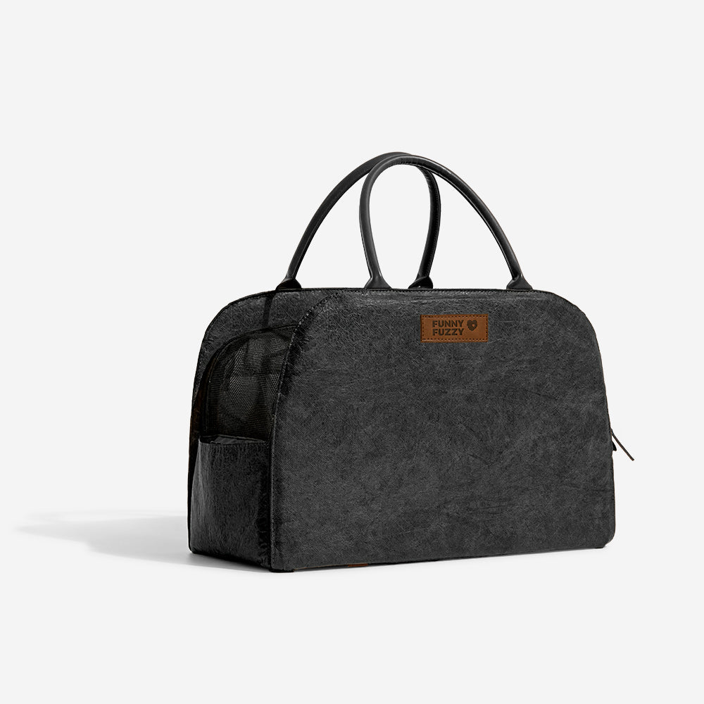 Travel-friendly pet carrier with expandable sections for optimal pet relaxation on the go