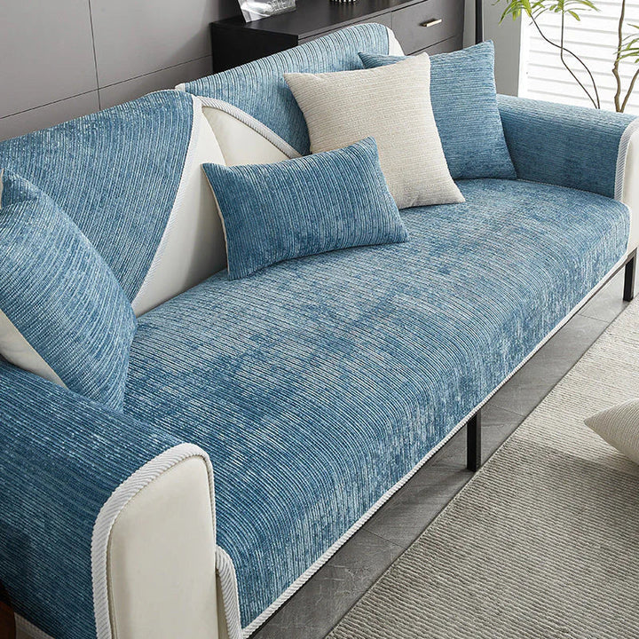 Furniture sofa scratch guard in a living room, protecting upholstery
