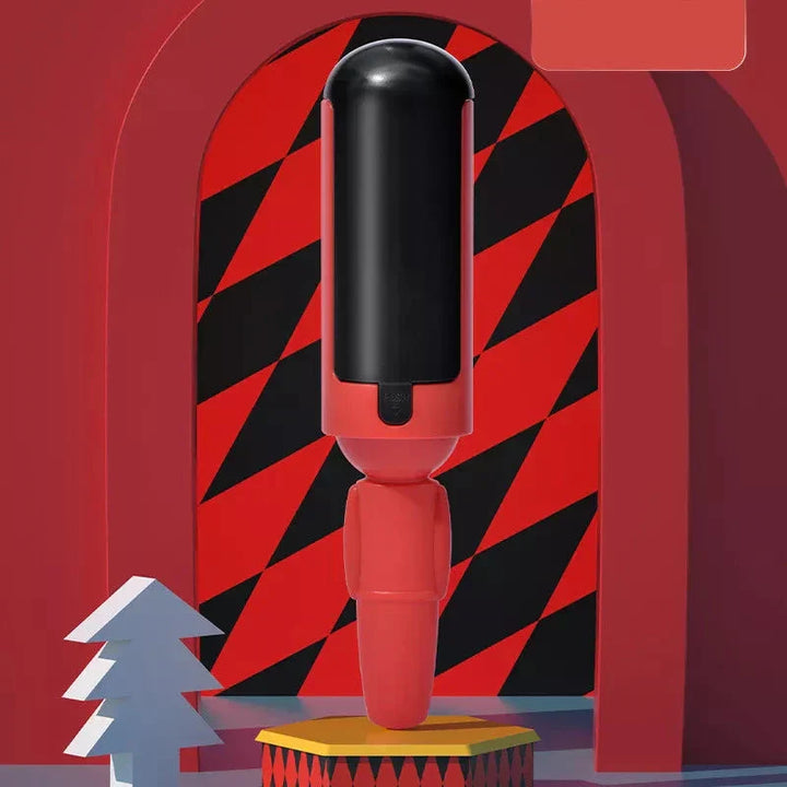 Detail shot of the sticky surface of the reusable pet hair remover, ready to pick up dog and cat hair.