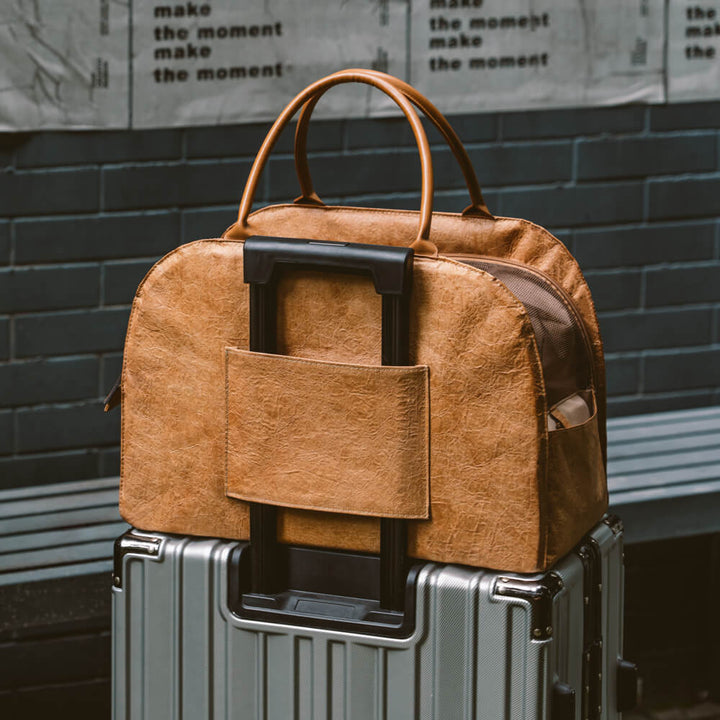 Eco-friendly pet carrier travel bag with top and side access for pets