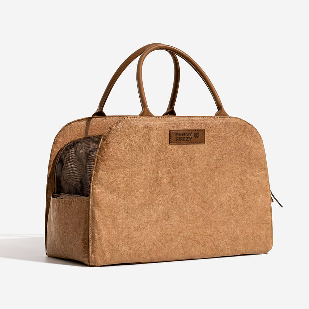 Premium eco-friendly pet travel bag, durable for regular use, dog/cat