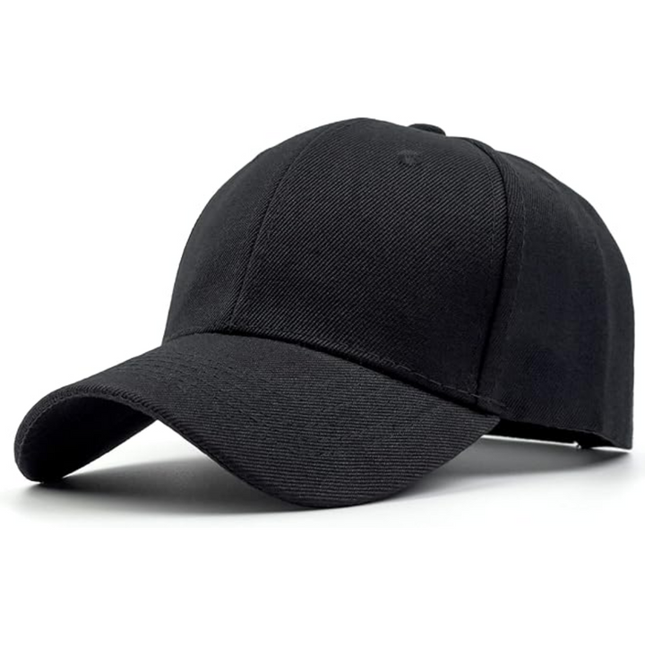 Durable sustainable unisex baseball cap, adjustable outdoor gear for hiking, running, sun protection.