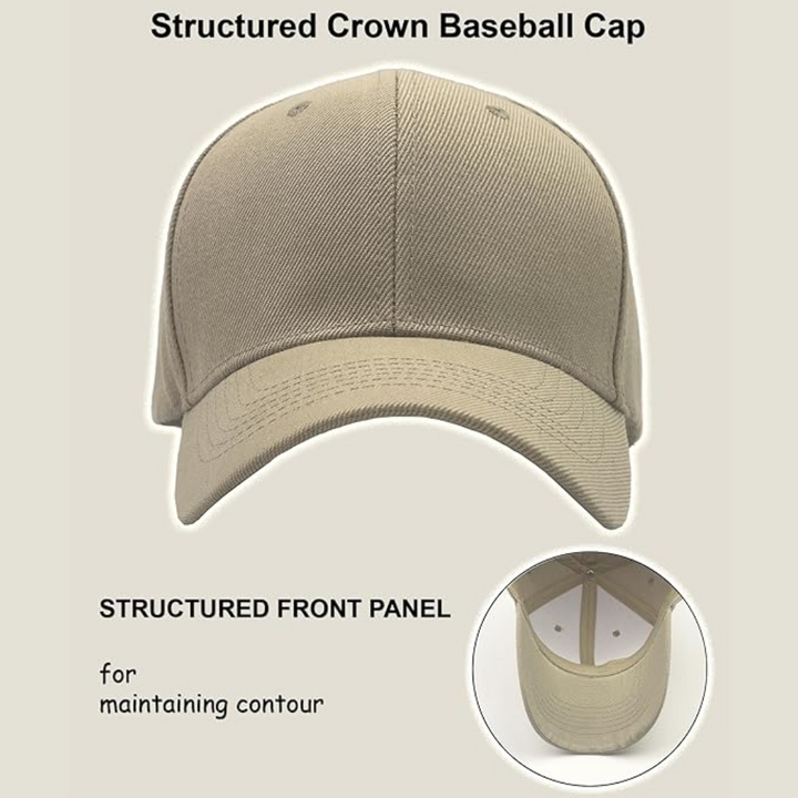 Unisex sustainable adjustable performance baseball cap for sports & active sun protection.