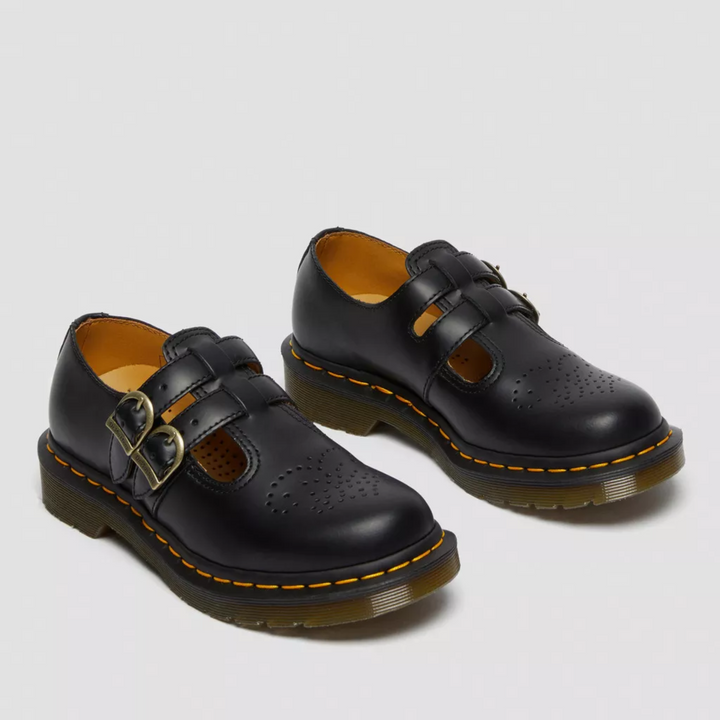 Comfortable women's Mary Jane flats with double buckles, ideal for everyday casual footwear.