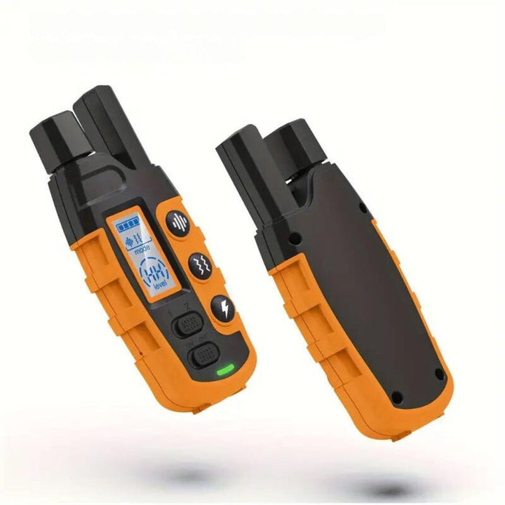 Remote training collar for dogs, waterproof & effective for behavior modification.