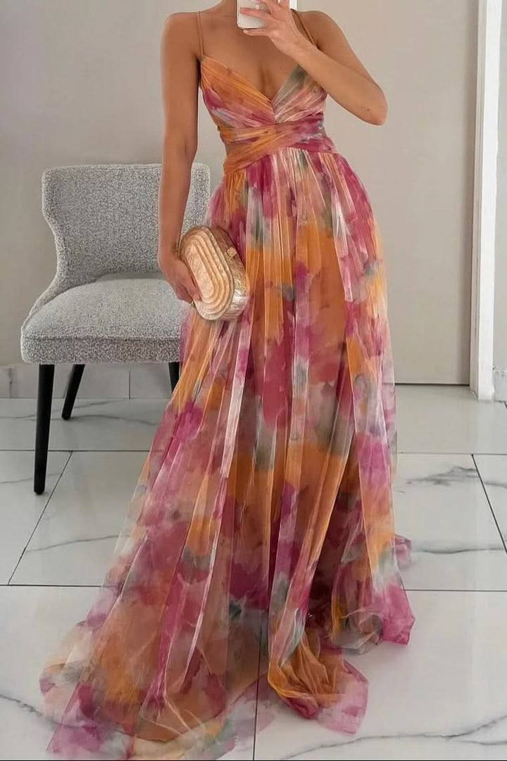 Effortless sleeveless maxi dress for women. Flowing & versatile, perfect for summer, vacation, casual or evening wear.