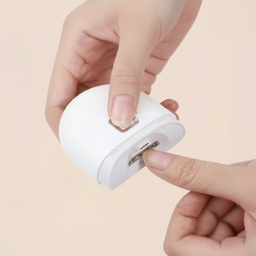 High-precision electric nail file for safe, salon-quality manicure & pedicure results at home.