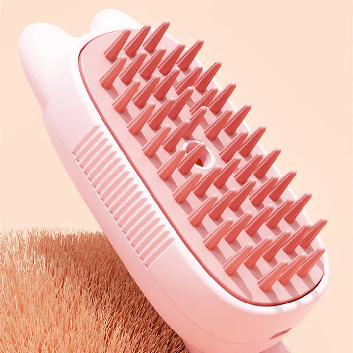 Ergonomic electric scalp massager featuring cute cat ears, enhancing scalp blood circulation