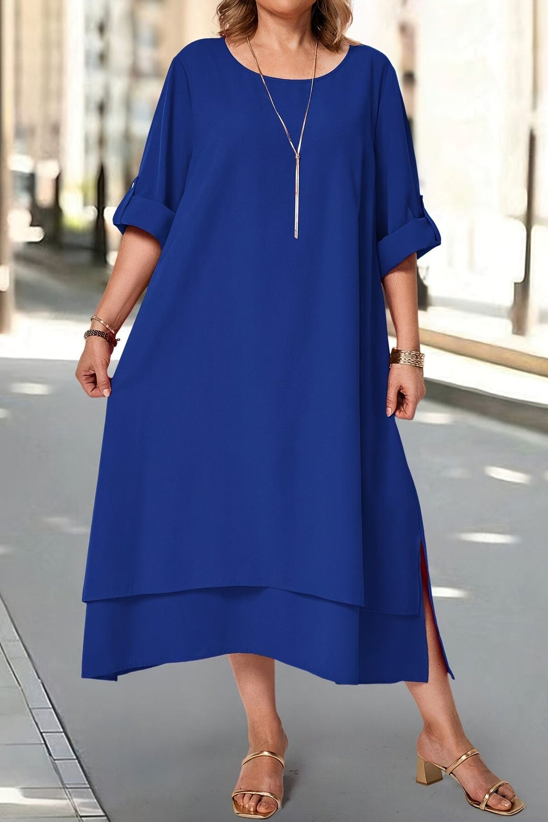 Beautiful flowy long maxi dress for women, an elegant formal gown perfect for special occasions.