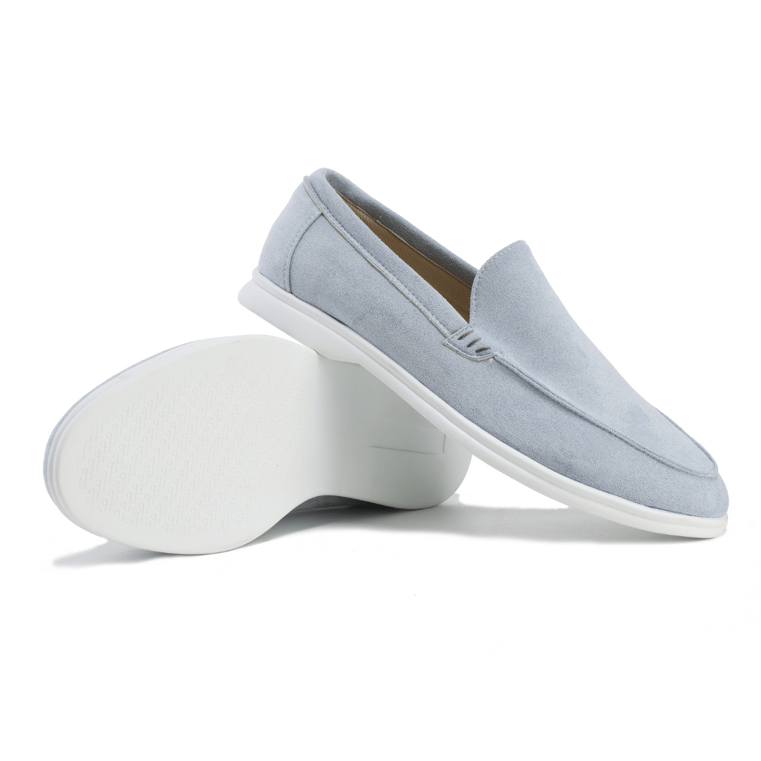 Classic slip-on men's loafers. Comfortable footwear, versatile for elegant old money fashion.