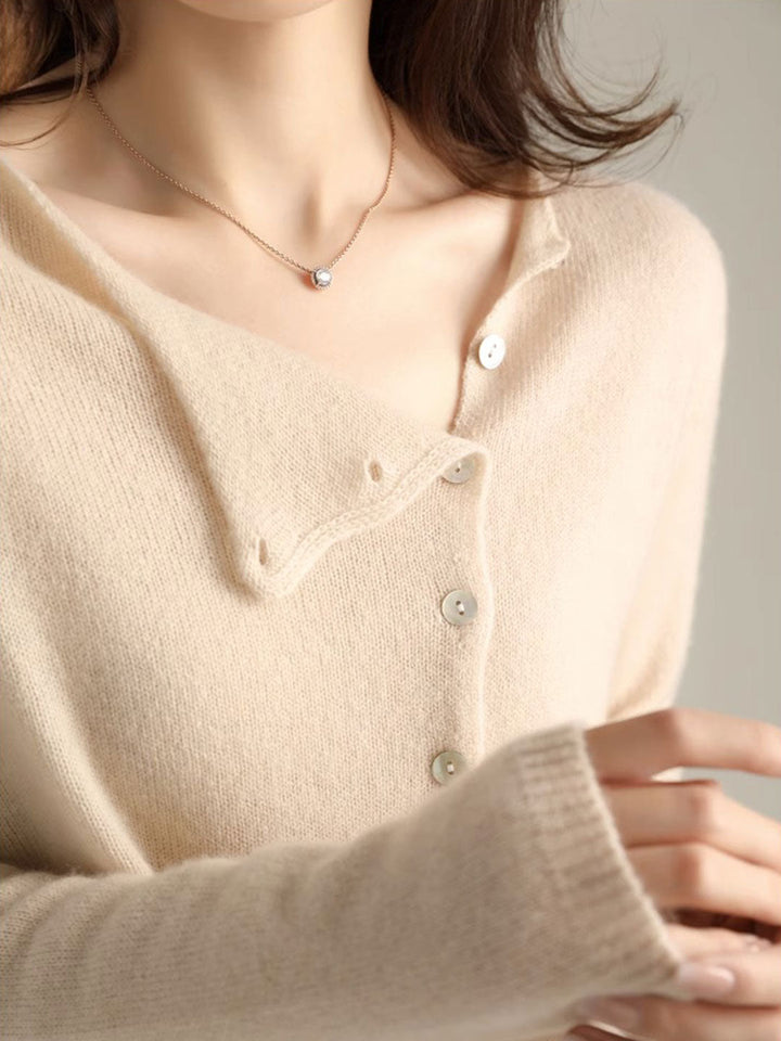 Women's comfortable elegant open-front cardigan. A cozy, versatile sweater for autumn & winter.