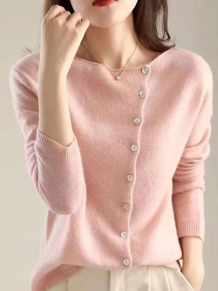 Women's elegant open-front knit cardigan. A cozy, versatile sweater for stylish fall and winter wear.