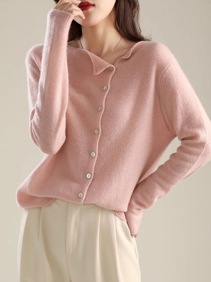 Stylish women's open-front cardigan. Comfortable & cozy sweater, ideal for fall fashion layering.
