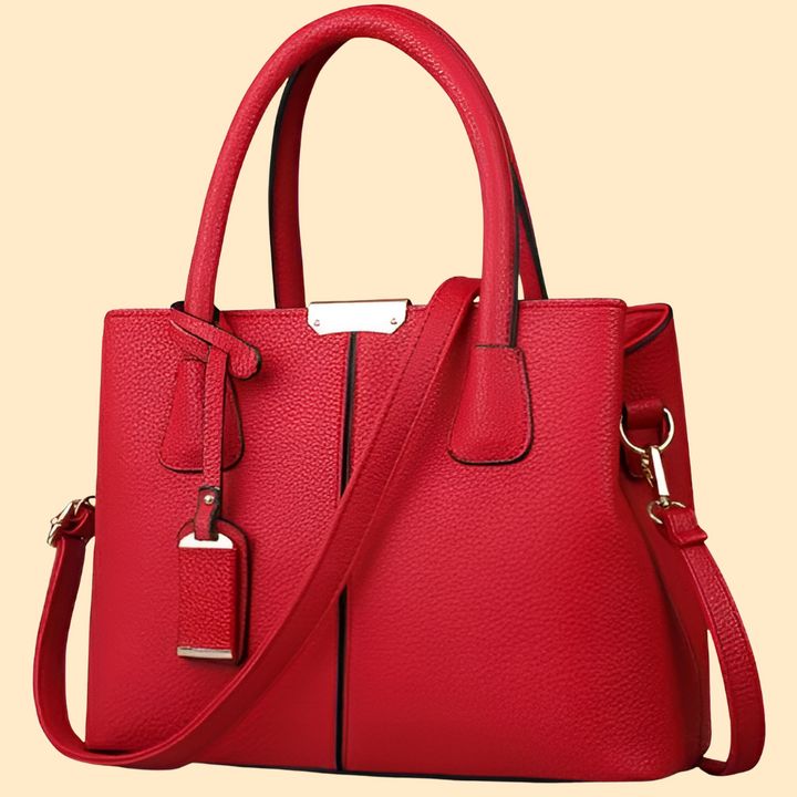 Women's versatile satchel handbag with shoulder strap. A stylish, structured bag for work or daily use.