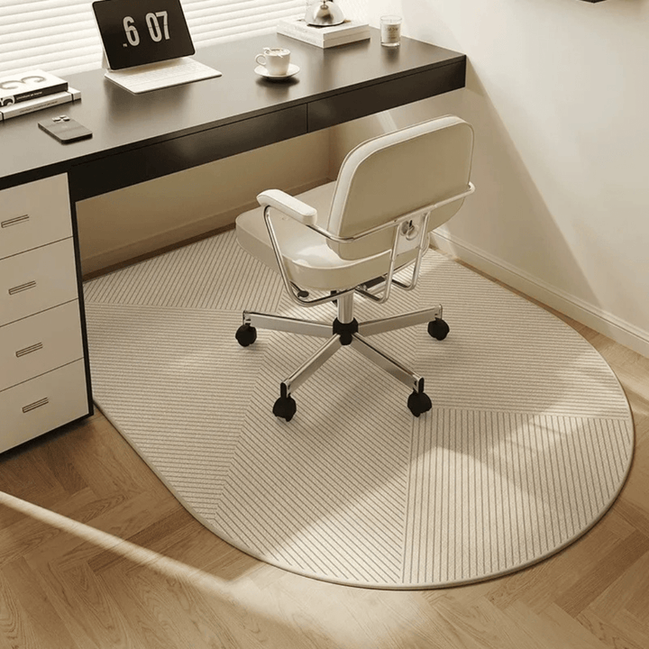 Durable office desk mat offering premium floor protection & smooth chair movement for your workspace.