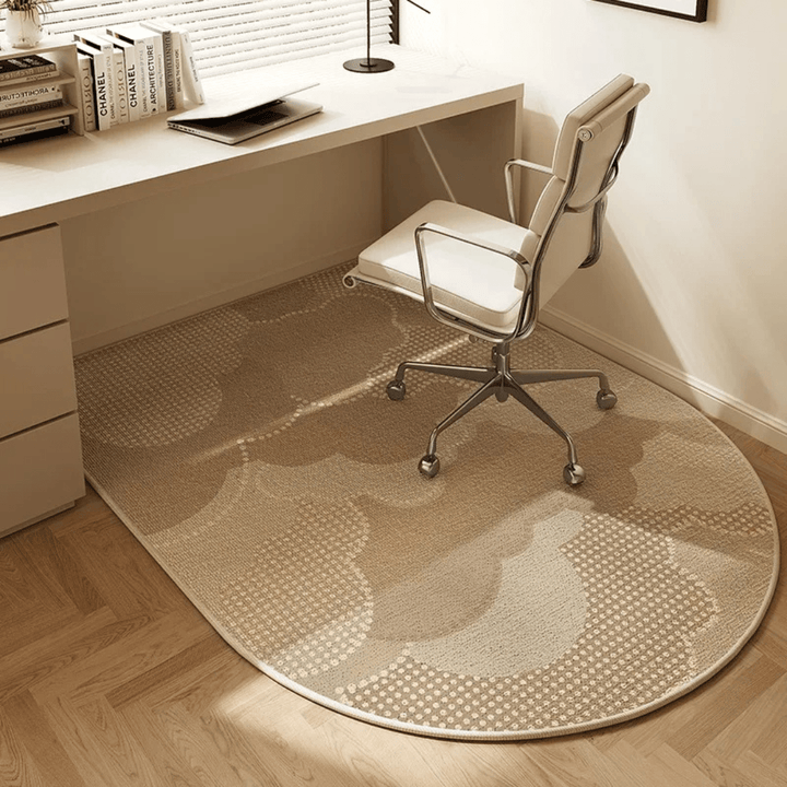 Workspace floor mat, designed for ultimate floor protection & adding elegant decor to your home office.