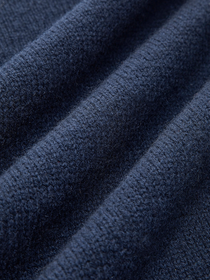 Fashionable women's 2-in-1 lapel sweater, a smart knit top for professional workwear & elegant style.