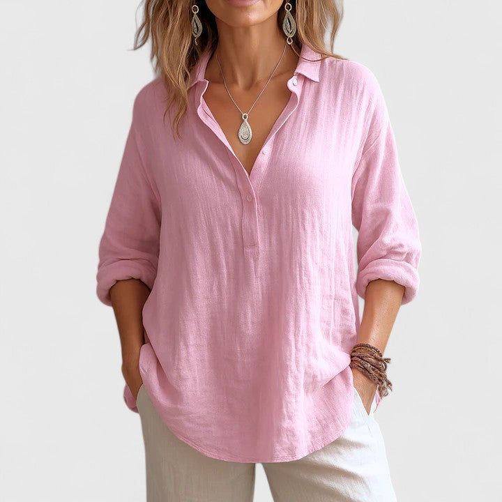 Elegant women's blouse for effortless style. Perfect everyday fashion top for a chic look.