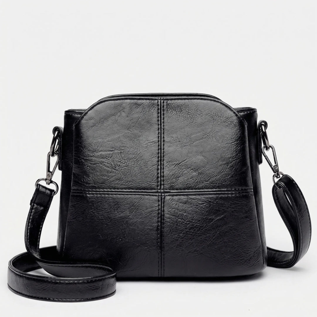Chic women's accessory: a new crossbody shoulder bag with a distinct stitched design, combining elegance and utility.