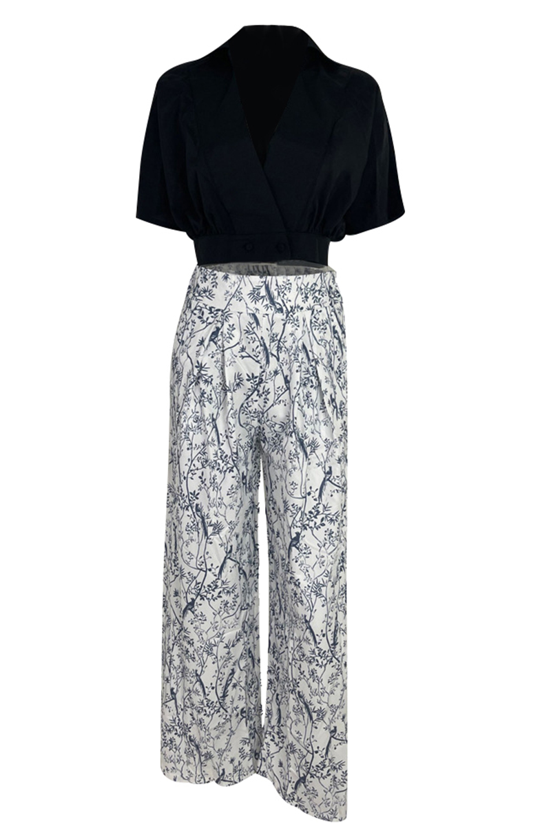 Women's elegant floral crop top and full-length maxi skirt. A stylish two-piece set for summer and spring events.
