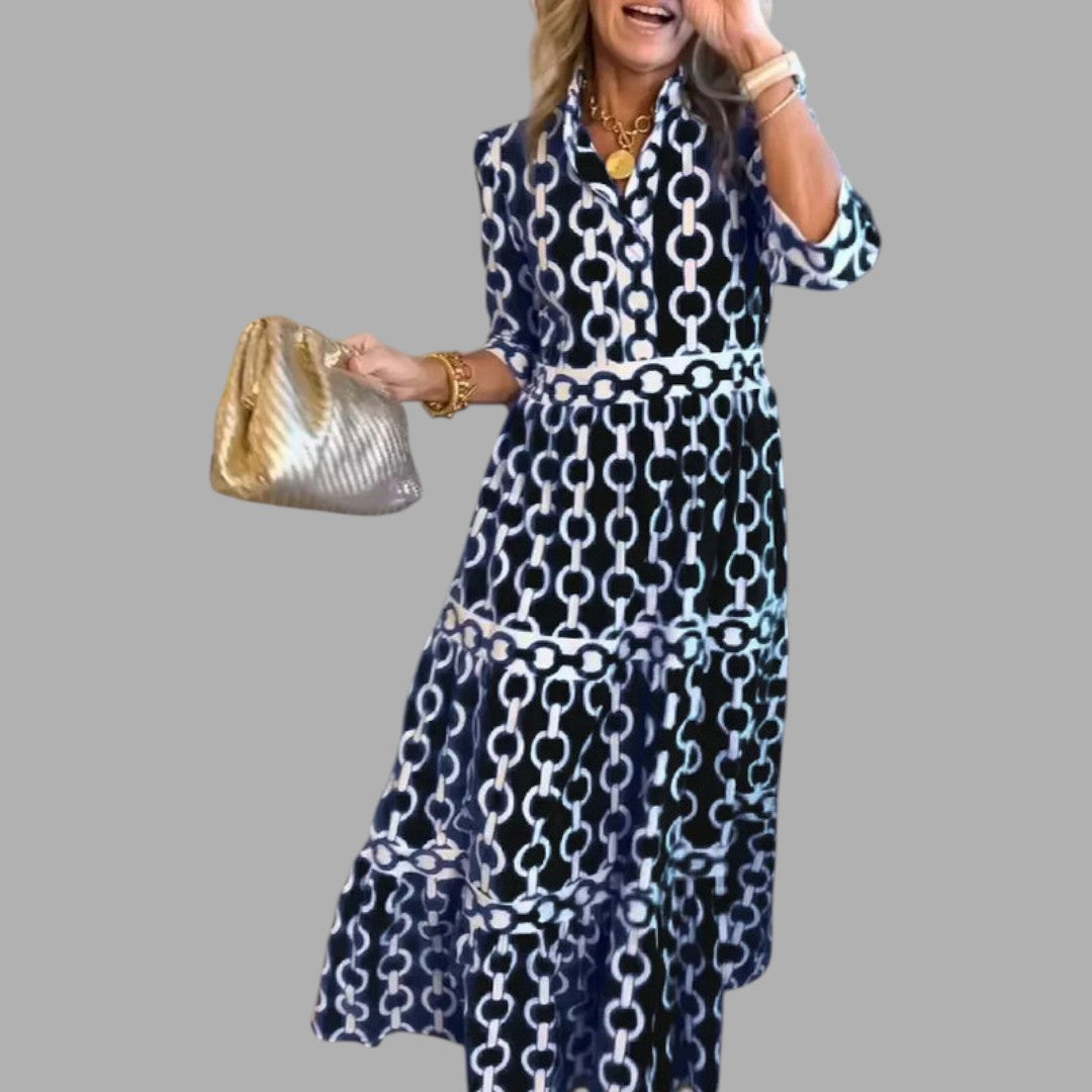 Comfortable women's versatile maxi dress with a relaxed, flowing fit. Ideal for casual summer days or elegant evenings.