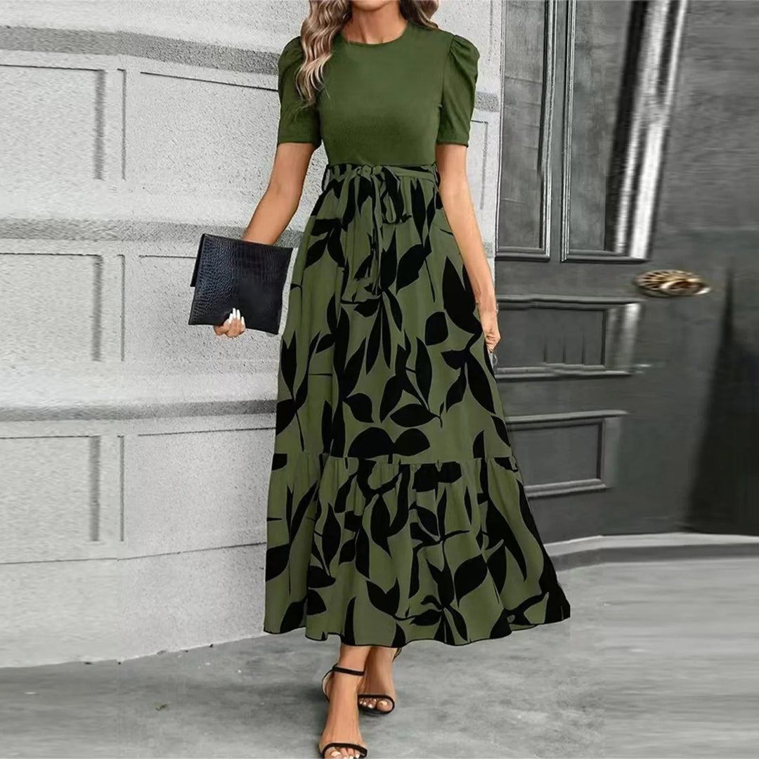 Women's chic long maxi dress, a stylish & flowy garment offering ultimate comfort and elegant summer fashion.