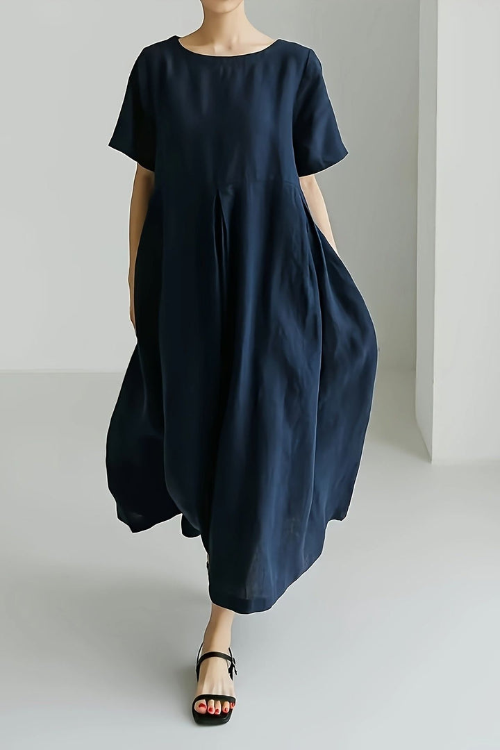 Sophisticated women's midi dress, a stunning elegant choice for formal wear and special occasions.