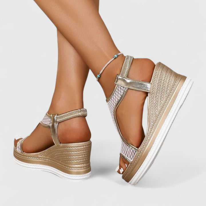Comfortable women's orthopedic sandals, ideal for casual wear & summer fashion with foot support.