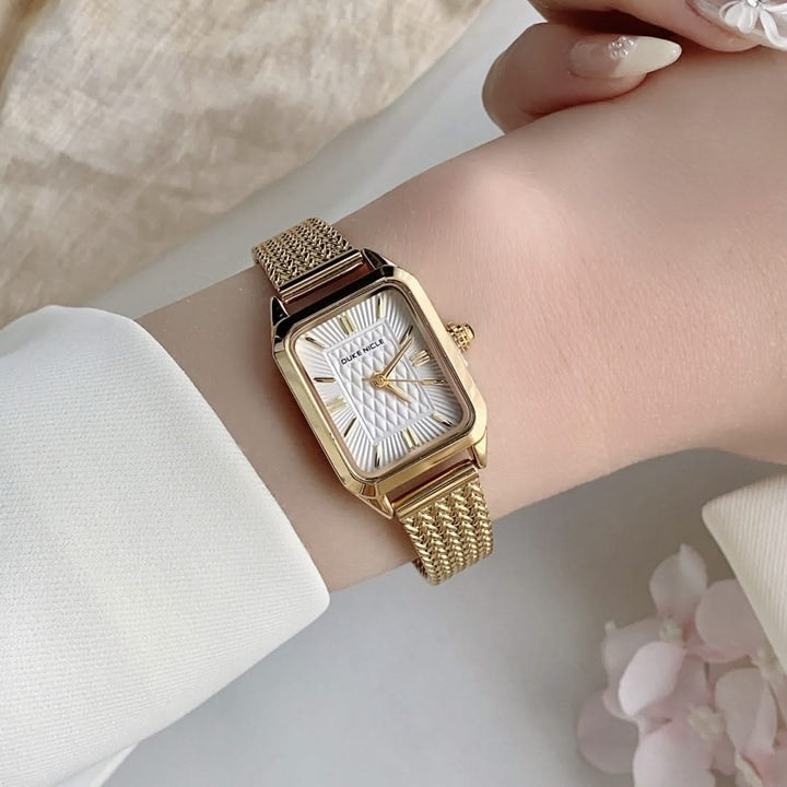 Timeless women's elegant wristwatch, petite size, a perfect fashion accessory for her.