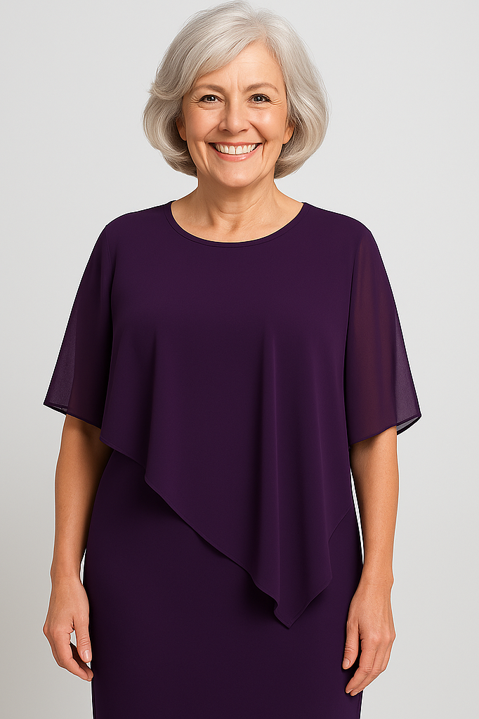 Beautiful pleated midi dress for women, offering a flattering fit & elegant look for formal or evening events.